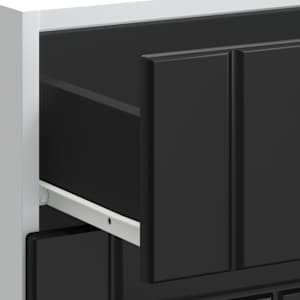 Kuchyňská spodní skříňka "Lucca" černá, dřevo - obrázek 9