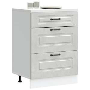 Kuhinjska osnovna omarica Kalmar betonsko siv inženirski les