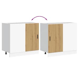 Spodní skříňka pod umyvadlo „Lyon“ Artisan Dub, umělé dřevo - obrázek 8