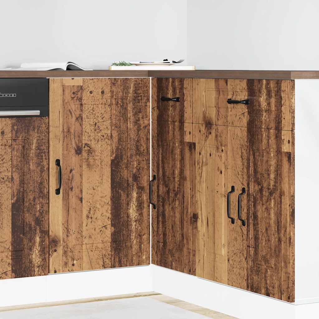 vidaXL Base da Cucina Kalmar Legno Vecchio in Legno Multistrato