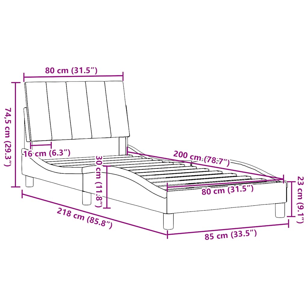 Lysegrå / 80 x 200 cm - Billede 13
