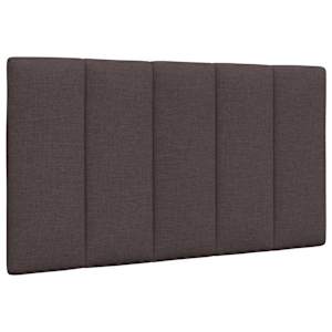 Rám postele bez matrace Hanko tmavě hnědá 80 x 200 cm textil - obrázek 7
