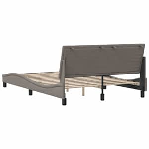 Rám postele bez matrace Hanko taupe 120 x 200 cm textil - obrázek 9