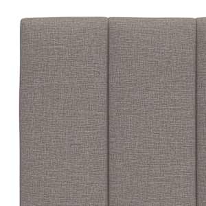 Rám postele bez matrace Hanko taupe 140 x 190 cm textil - obrázek 11