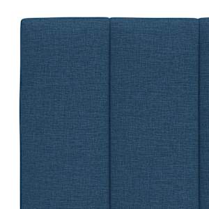 Rám postele bez matrace Hanko modrý 140 x 190 cm textil - obrázek 11