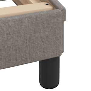Rám postele bez matrace Hanko taupe 160 x 200 cm textil - obrázek 10