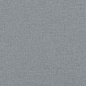 Rám postele bez matrace Hanko světle šedý 200 x 200 cm textil - obrázek 12