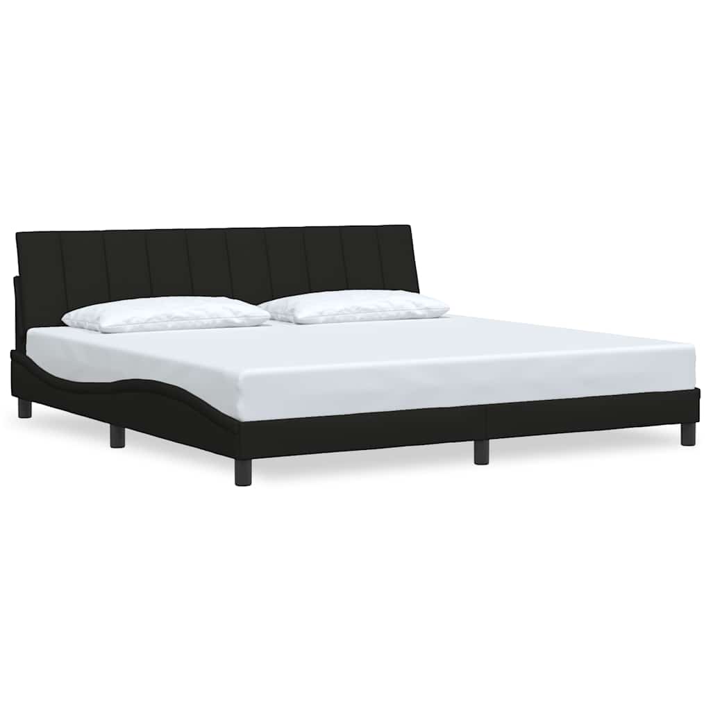 E-shop vidaXL Rám postele bez matraca Hanko čierny 200x200 cm látka