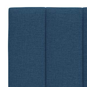 Rám postele bez matrace Hanko modrý 200 x 200 cm textil - obrázek 11