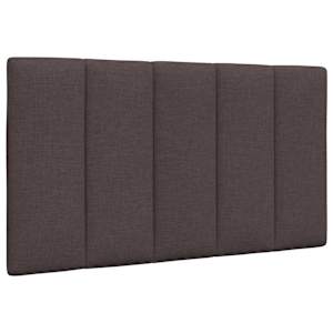 Rám postele bez matrace Hanko tmavě hnědý 90 x 200 cm textil - obrázek 10