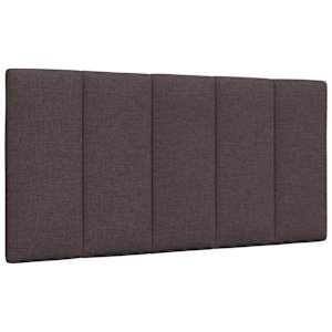 Rám postele bez matrace Hanko tmavě hnědá 100 x 200 cm textil - obrázek 10