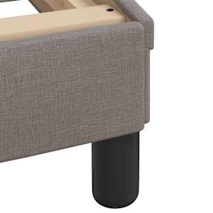 Rám postele bez matrace Hanko taupe 100 x 200 cm textil - obrázek 11