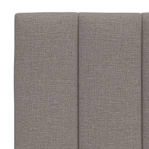 Rám postele bez matrace Hanko taupe 120 x 200 cm textil - obrázek 12