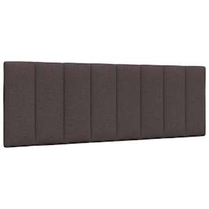 Rám postele bez matrace Hanko tmavě hnědý 140 x 190 cm textil - obrázek 8