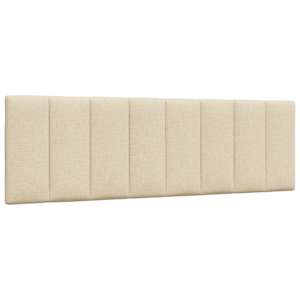 Rám postele bez matrace Hanko krémový 160 x 200 cm textil - obrázek 8