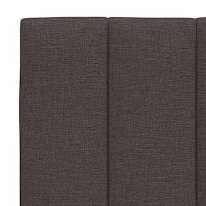 Rám postele bez matrace Hanko tmavě hnědý 180 x 200 cm textil - obrázek 12