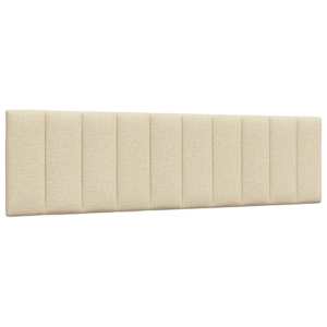 Rám postele bez matrace Hanko krémový 180 x 200 cm textil - obrázek 8