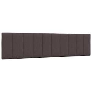 Rám postele bez matrace Hanko tmavě hnědý 200 x 200 cm textil - obrázek 8