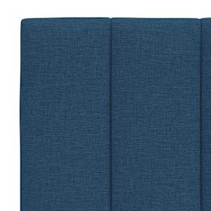 Rám postele bez matrace Hanko modrý 200 x 200 cm textil - obrázek 12