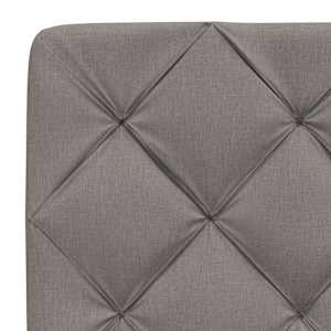 Rám postele bez matrace taupe 160 x 200 cm textil - obrázek 11