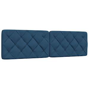 Rám postele bez matrace modrý 180 x 200 cm textil - obrázek 7