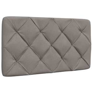 Rám postele s LED bez matrace Taupe 90x200 cm Látka - obrázek 7