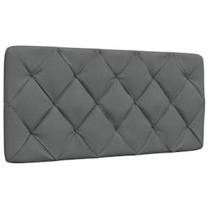 Rám postele s LED bez matrace Tmavě šedá 100x200 cm Látka - obrázek 6