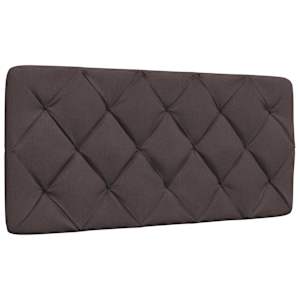 Rám postele s LED bez matrace Tmavě hnědá 100x200 cm Látka - obrázek 7