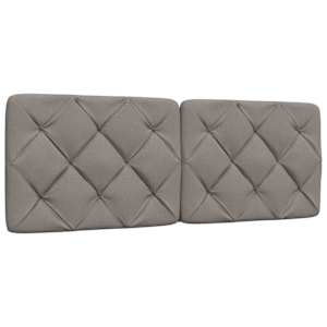 Rám postele s LED bez matrace Taupe 120x200 cm Látka - obrázek 7