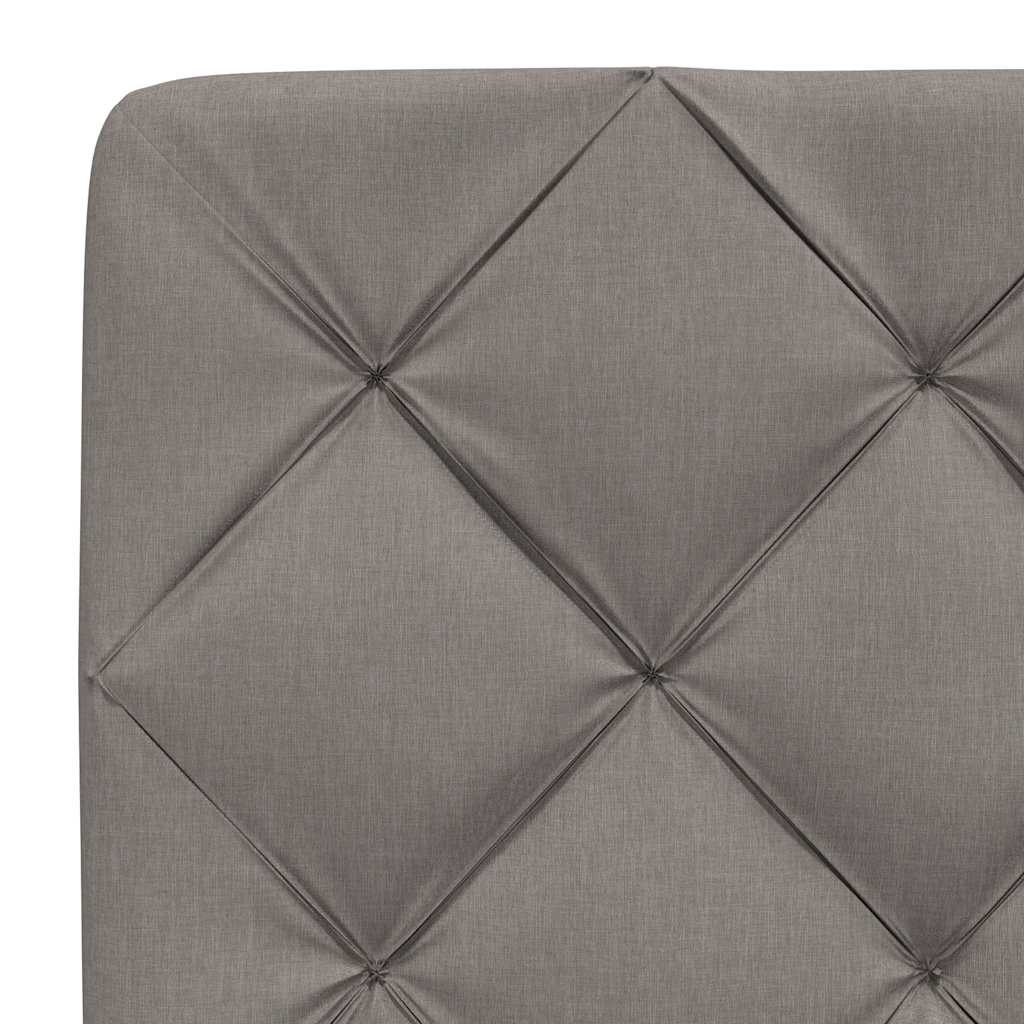 Rám postele s LED bez matrace Taupe 140x190 cm Látka - obrázek 12