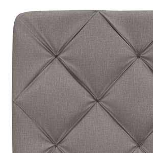 Postel s matrací taupe 80 x 200 cm textil - obrázek 11