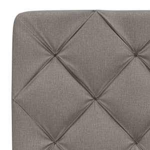 Postel s matrací taupe 120 x 200 cm textil - obrázek 11