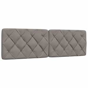 Postel s matrací taupe 160 x 200 cm textil - obrázek 9