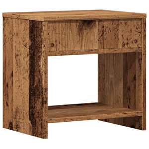 Noční stolek old wood 40 x 30 x 40 cm kompozitní dřevo - obrázek 7