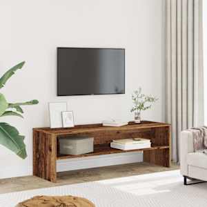 TV stolek old wood 120 x 40 x 40 cm kompozitní dřevo - obrázek 1