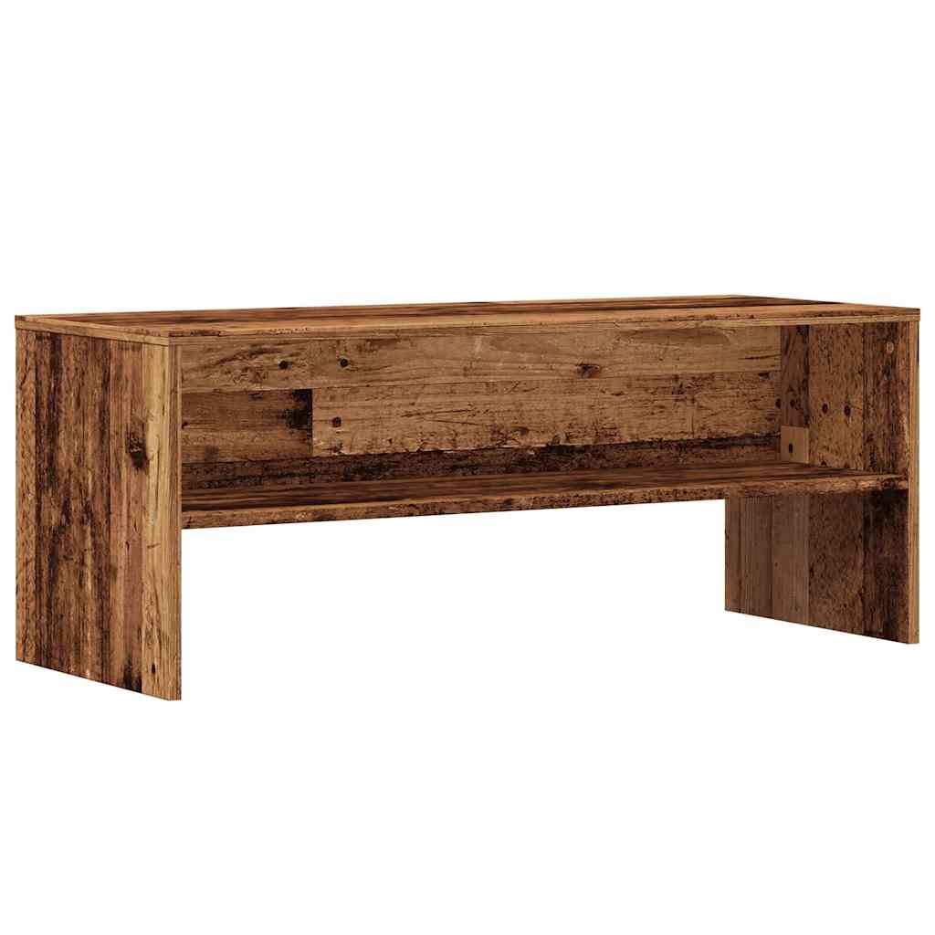 vidaXL TV stolek old wood 100 x 40 x 40 cm kompozitní dřevo