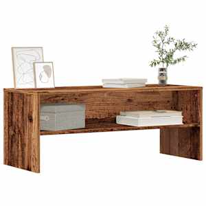 TV stolek old wood 100 x 40 x 40 cm kompozitní dřevo - obrázek 3