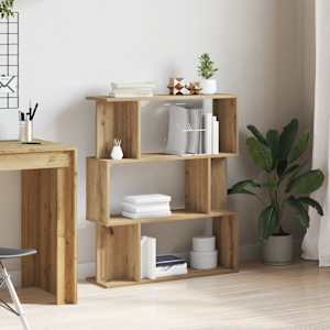 Knjižna omara artisan hrast 80x24x96 cm inženirski les