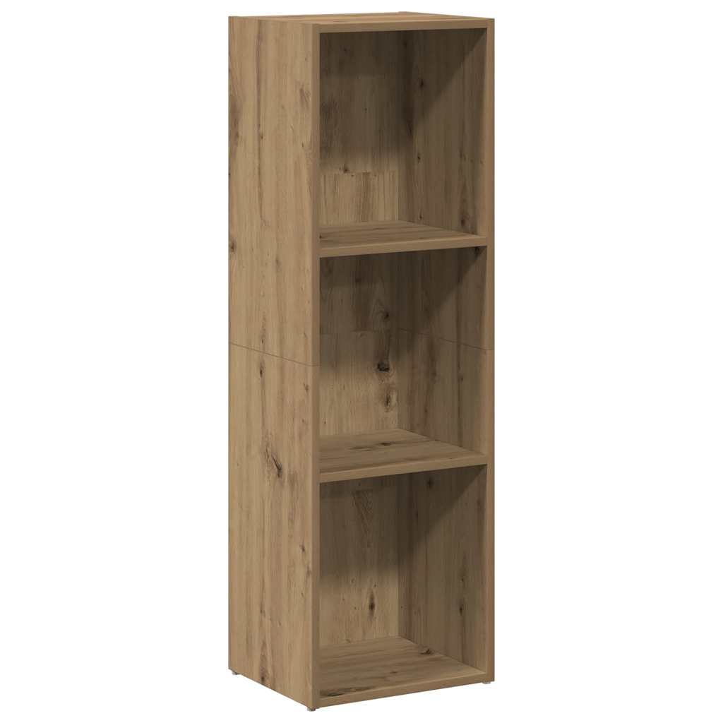 vidaXL Knihovna dub artisan 36x30x114 cm kompozitní dřevo