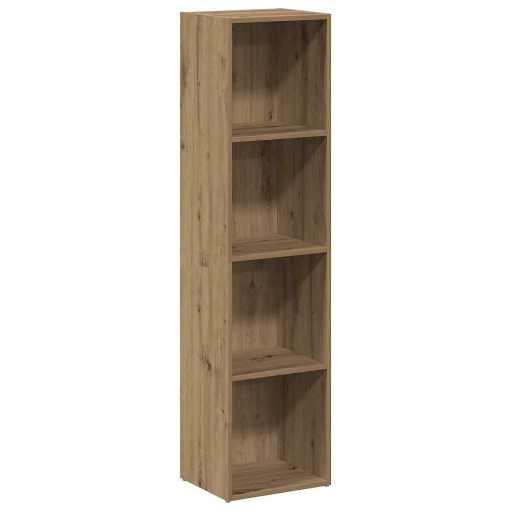 vidaXL Knihovna dub artisan 36x30x143 cm kompozitní dřevo