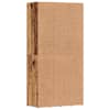 vidaXL raamatukapp Vana puit 66x30x130 cm Engineered Wood