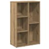 vidaXL raamatukapp Artisan Oak 50x25x80 cm Engineered Wood