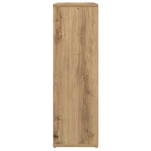 Knihovna dub artisan 50x25x80 cm kompozitní dřevo - obrázek 6
