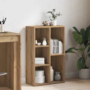 Knjižna omara artisan hrast 50x25x80 cm inženirski les