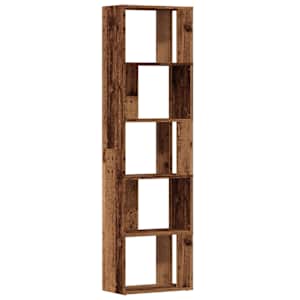 Knihovna old wood 45 x 24 x 159 cm kompozitní dřevo - obrázek 7