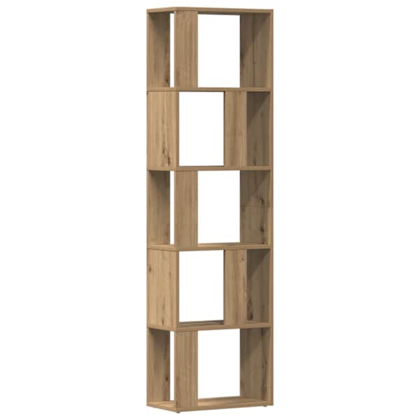 vidaXL raamatukapp Artisan Oak 45x24x159 cm Engineered Wood
