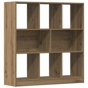 vidaXL raamatukapp Artisan tamm 97,5x29,5x100 cm ehituspuit