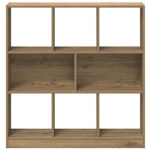 Knihovna dub artisan 97,5x29,5x100 cm kompozitní dřevo - obrázek 5