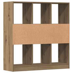 Knihovna dub artisan 97,5x29,5x100 cm kompozitní dřevo - obrázek 7