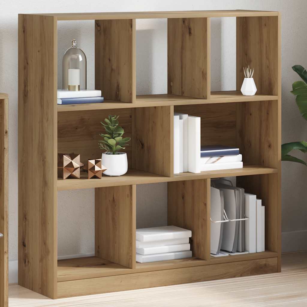 vidaXL Bücherregal Artisan-Eiche 97,5x29,5x100 cm Holzwerkstoff